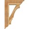 Ekena Millwork Balboa Traditional Rough Sawn Bracket w/ Offset Brace, Western Red Cedar, 8"W x 26"D x 38"H BKT0806X26X38BOA01RWR - alternate 4